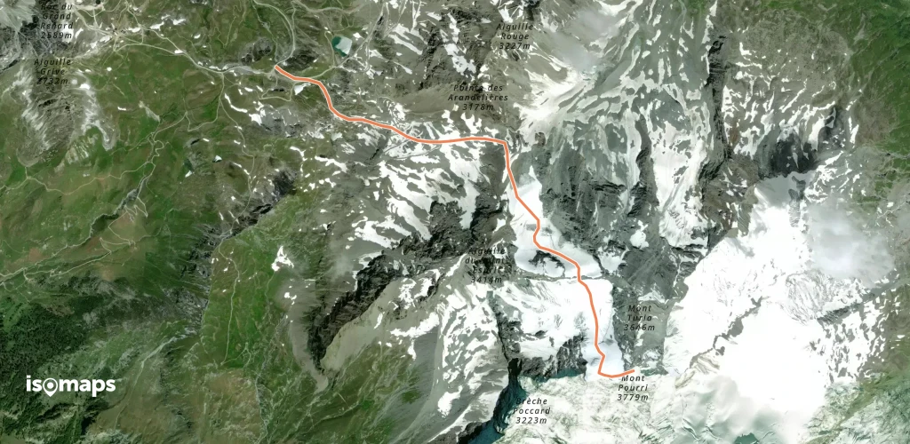 Mont Pourri, par le Col des Roches