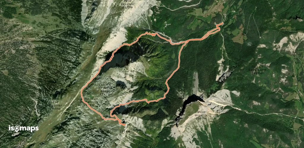 Rochers du Parquet, en boucle par le Pas des Bachassons