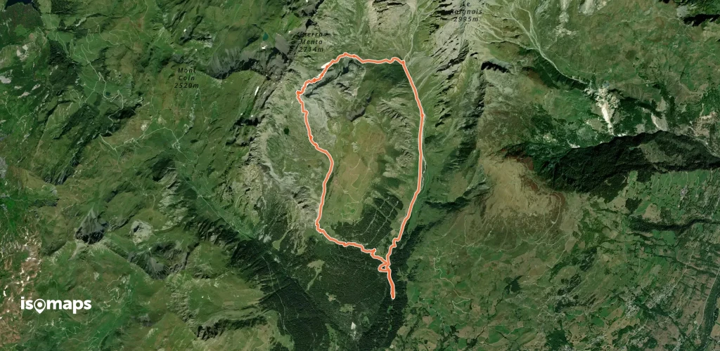 Mont Rosset, Sud