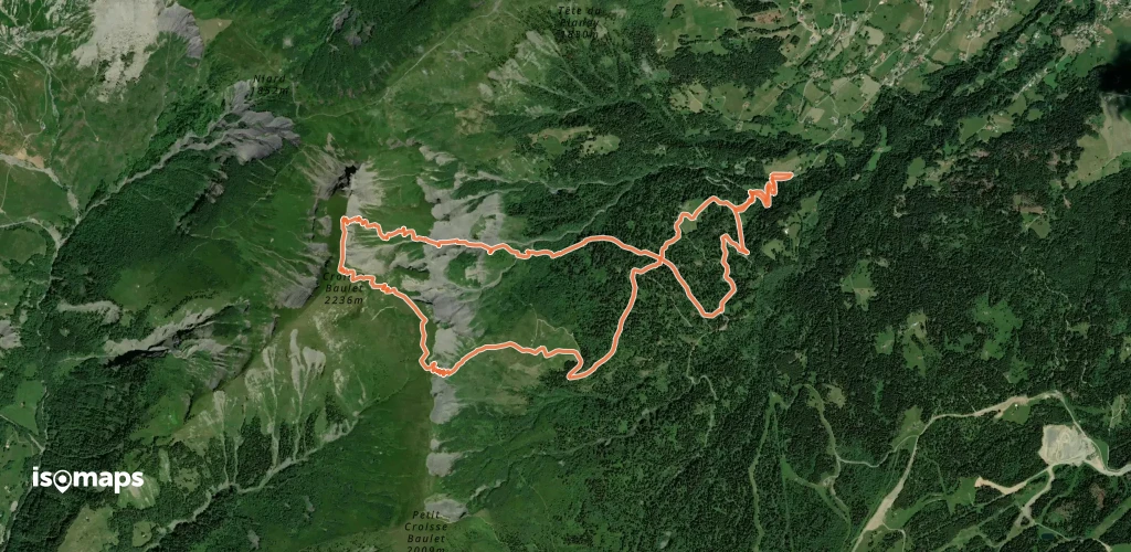 Croisse Baulet, De Cordon par le Col de l'Avenaz