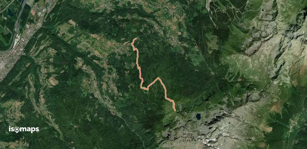 Orionde, depuis le col des Mouilles