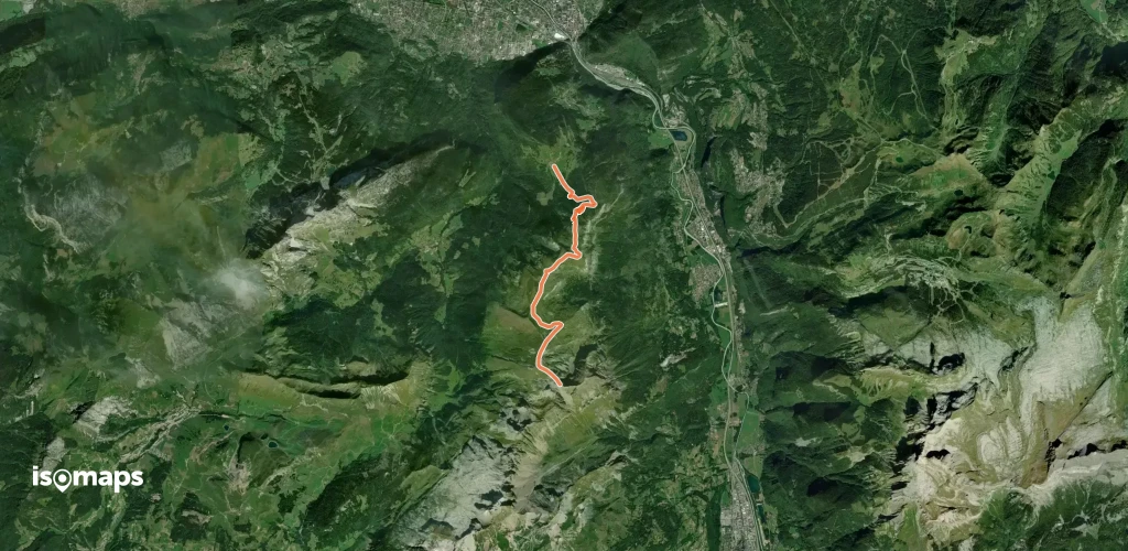 Pointe d'Areu (Pte des Arbennes), Normale depuis Romme