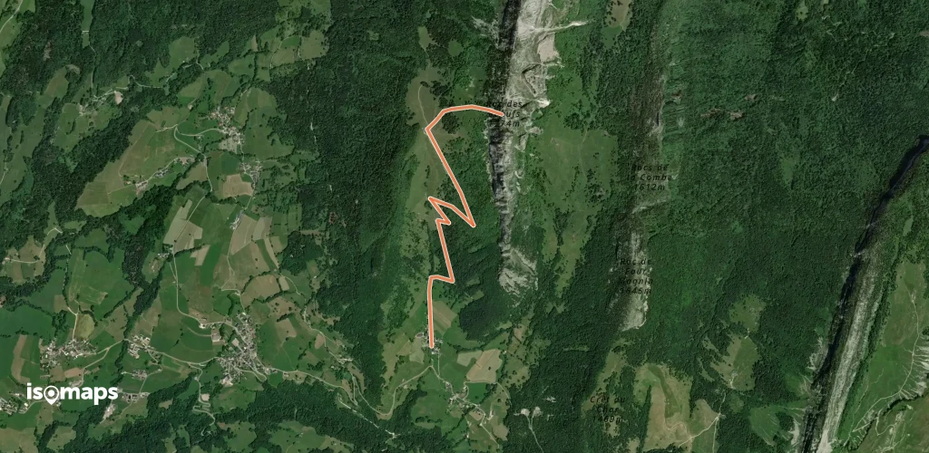 Roc des Boeufs, Normale