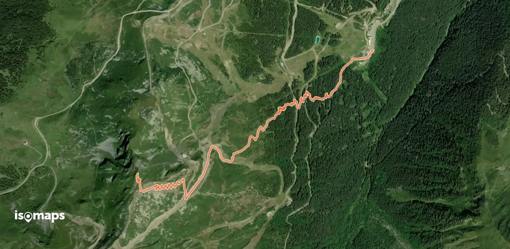 Roche Noire, par les pistes depuis le Pleynet