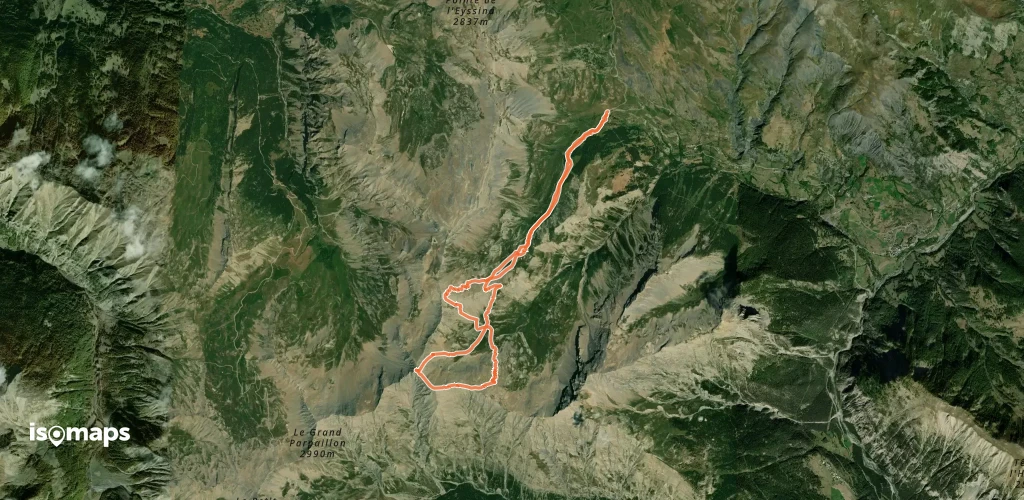 Grande Combe, en boucle, par le Vallon du Crachet