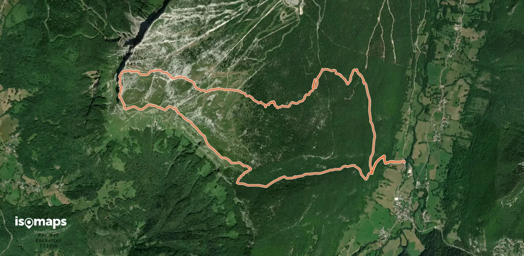 Mont Margeriaz, par col de la Verne