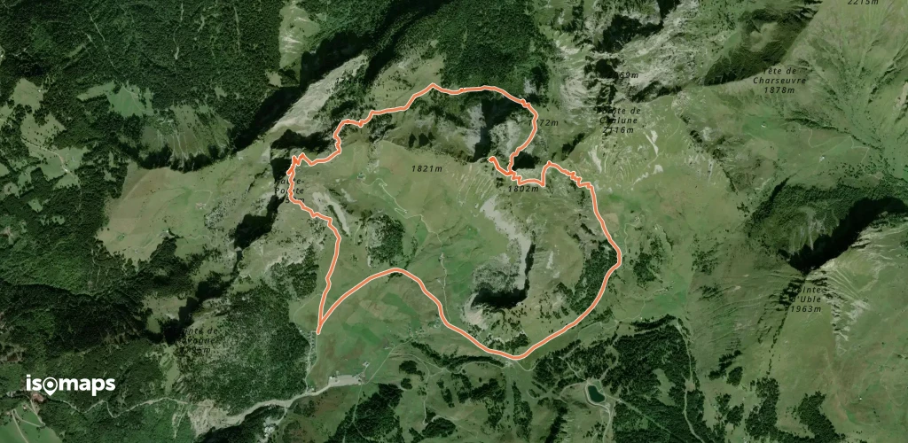 Pointe de Chavasse, Tour de la Pointe de Chavasse par Haute Pointe