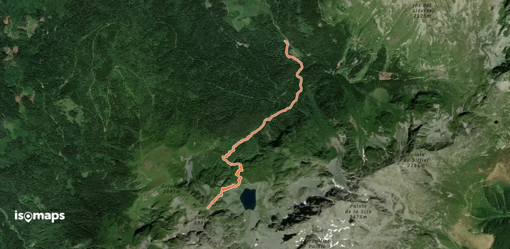 Pic de Barlet, Couloirs E et NE