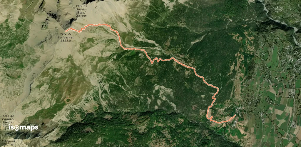 Tête de l'Hivernet, par la combe Est