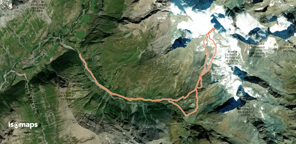 Albaron, par le refuge d'Avérole