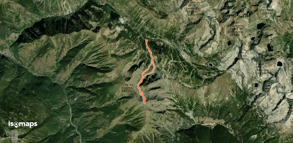Mont Saint Sauveur, Arête NW
