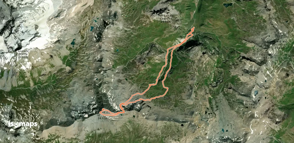 Pointe de la Sana, par les cols du Pisset et des Barmes de l'Ours