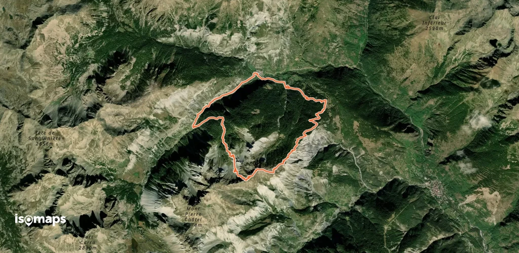 Tête de Cloifret, Combe de Maisonnette en boucle