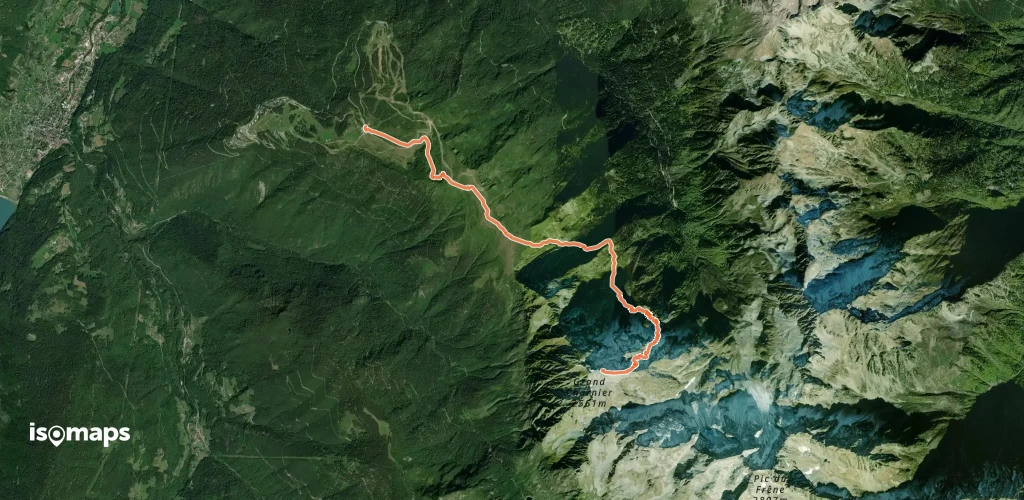 Grand Charnier d'Allevard, Couloir NE de la Balme