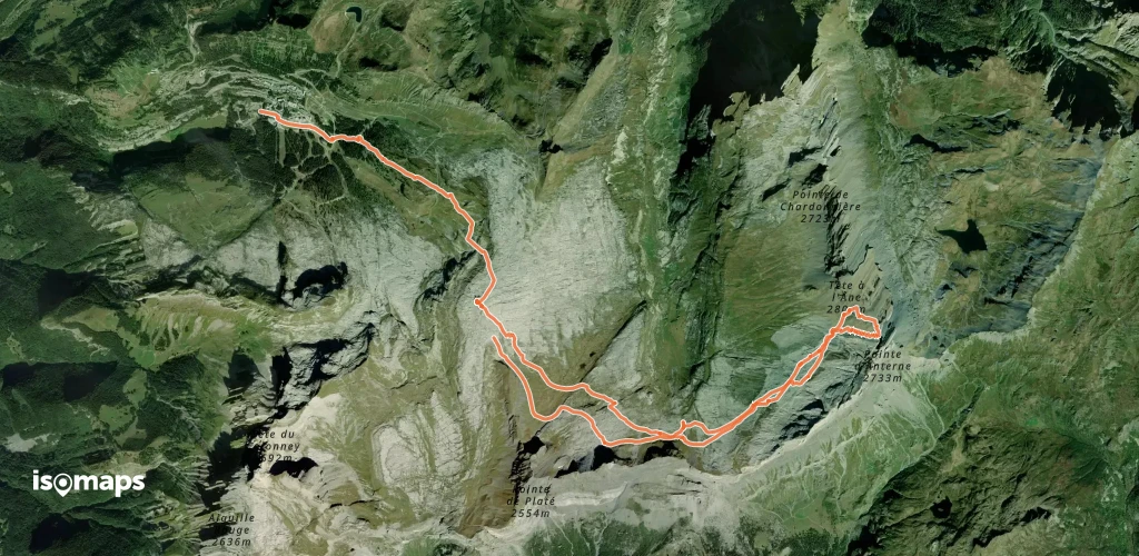 Pointe de la Mitraille, depuis Flaine