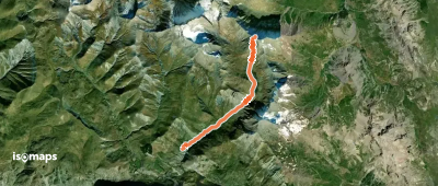 Aiguille d'Argentière, face Sud du sommet Est