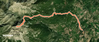 Mont Guillaume, par les Séyères