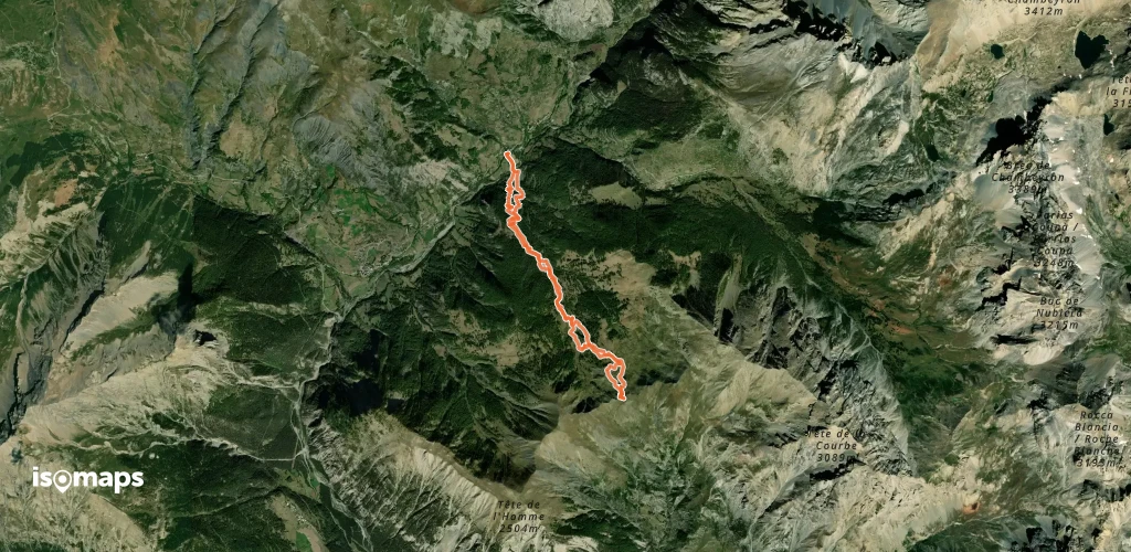Col de Mirandol, versant Nord