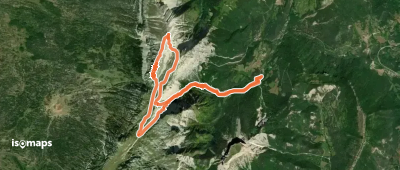 Le Grand Veymont, Face Sud-Est en boucle