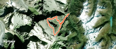 Mont Dolent, Arête Gallet