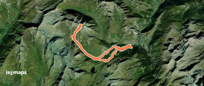 Mont Ouille, Versant SW par le vallon du Breuil