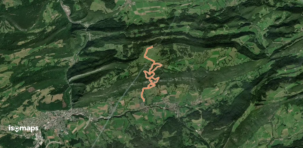 Mont Raimeux, face S, depuis Grandval