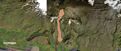 Eyjafjallajokull, face Sud