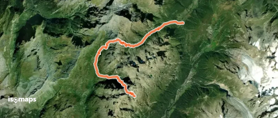 Col de Salenton, Circuit par le Col de la Floria