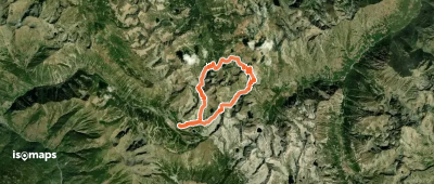 Cime Sud de Valrossa, Couloir Central