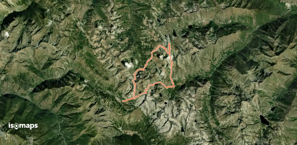 Cime Nord de Valrossa, Tour des cimes de Valrossa