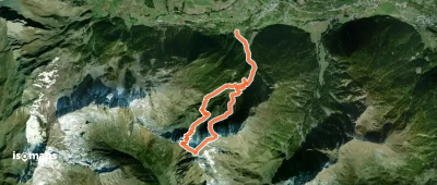 Mont de Flassin, En traversée