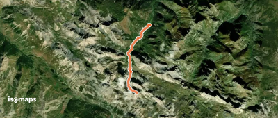 Monte Oserot, Couloir W