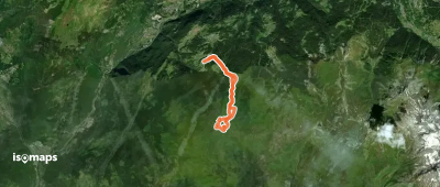 Mont Jovet, Versant NE depuis Montalbert
