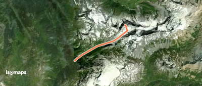 Pointe Occidentale de l'Epéna, couloir SE