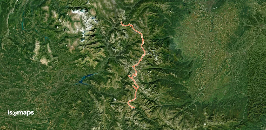 Nice - Briancon, Saint Dalmas le Selvage - Montgenèvre