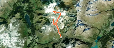 Piz d'Agnel, Par le val d'Agnel et la Fuorcla d'Agnel