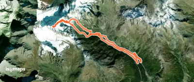 Aiguille des Sasses : Face W