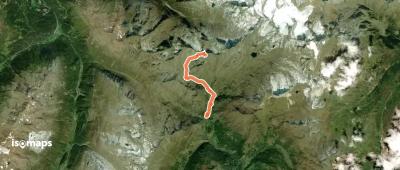 Hinterer Kitzkogel depuis l'Italie&nbsp;