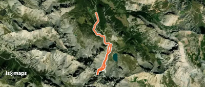 Font Sancte, Couloir sans issue (Queyras)