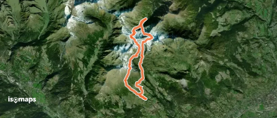 Mont Fallère, Couloir NW de l'épaule 2973m