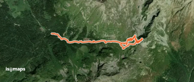 Arêtes du Pin, Couloir du Pin crépusculaire