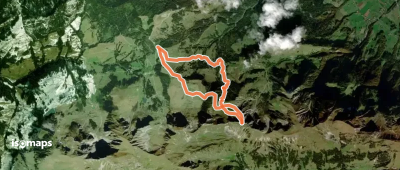 Chrummenfadenflüe - Versant N, depuis Wasserscheidi