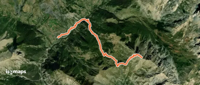 Tête de l'Eyssilloun - Crête SW par le Col de Mirandol
