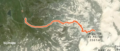 Aiguille de Péclet - Versant W