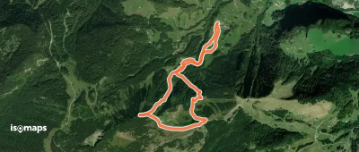 Croix de l'Écuelle ou Pointe de la Croix - Face NE