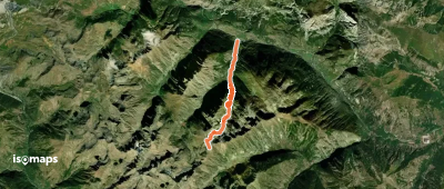 Testa della Costabella del Piz - Par le Vallon de Ciaval
