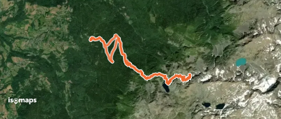 Col du Loup - Versant W par le lac du Crozet