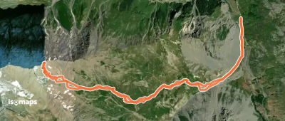Crête d'Argentière - Versant SE
