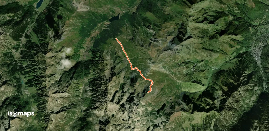 Ségalas - Depuis le lac d'Estaing