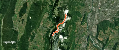 Le Moucherotte - Depuis le stade de neige de Lans-en-Vercors